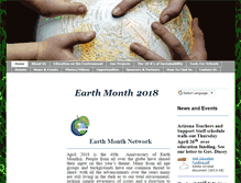 Tablet Screenshot of earth-month.org